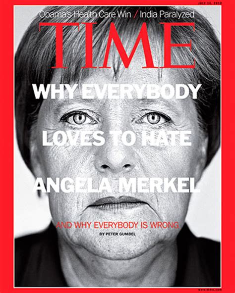 Politiker Cover Girl Angela Merkel Wie Die Welt Sie Sieht Brigittede