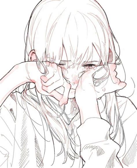 Crying Sad Anime Pose Reference ~ Anime Crying Drawing Reference And