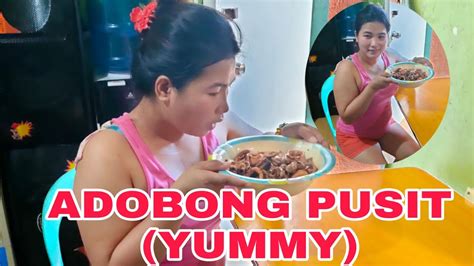 pusit na adobo ulam namin dimple tv official pusitrecipe yummy delicious youtube