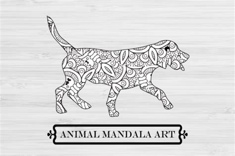 Dog Mandala Svg Graphic By Designhub99 · Creative Fabrica