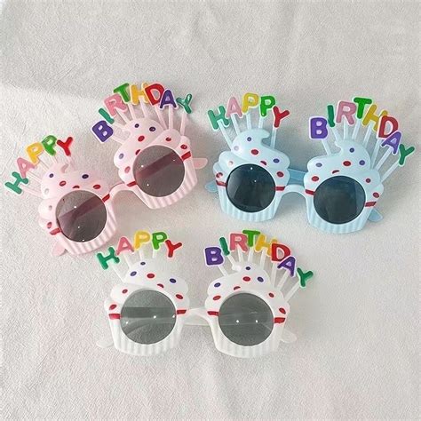 Birthday Glasses Birthday Party Glasses Party Deco Shopee Philippines