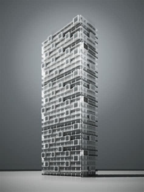 Residential Tower Facade Study Arch David Stancudavid Stancu