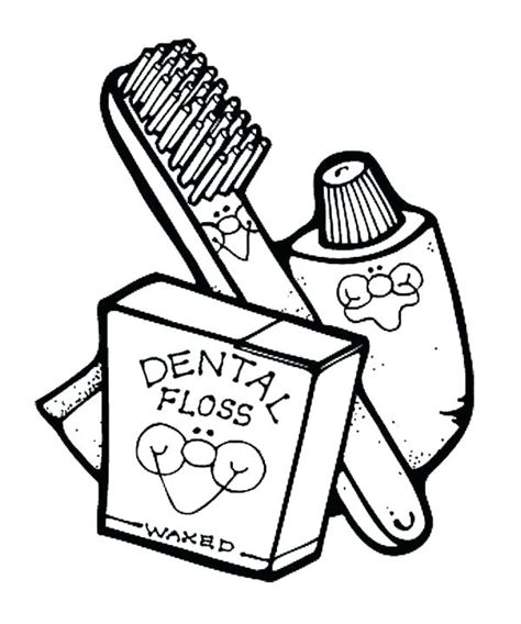 Dental Coloring Pages At Free Printable Colorings