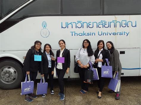 Study Visit Thaksin University Songkhla Thailand Mahasiswa Peminatan