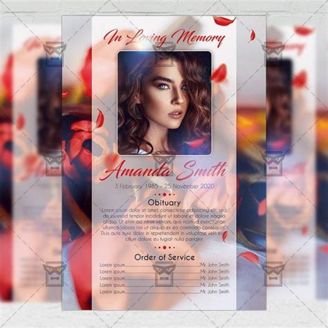 Download Obituary Program Flyer Psd Template Exclusiveflyer Free