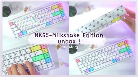 Nk65 Milkshake Edition Unboxing Mechanical Keyboard Youtube