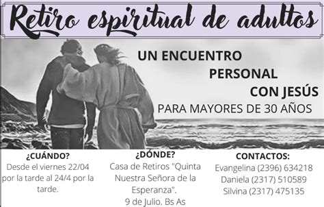 Un Retiro Espiritual Se Hará En Nueve De Julio Y La Convocatoria Es A