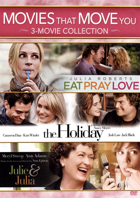 Best Buy Movies That Move You Julie And Juliathe Holidayeat Pray Love