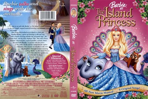 Barbie As The Island Princess Movie DVD Scanned Covers Barbie IslandPrincess DVD Covers