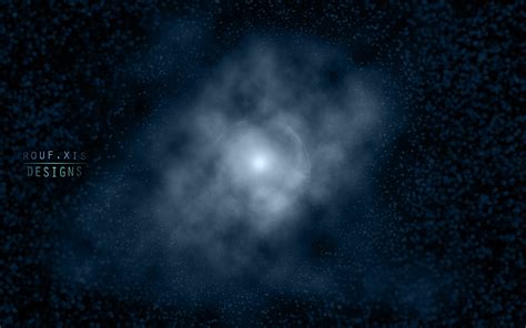 Faded Blue Nebula With Bokeh By Leaks4you On Deviantart