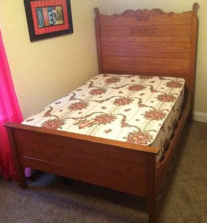 File ukmattresssizes svg wikimedia commons. Antique 3/4 size bed frame, mattress, and box spring - for ...
