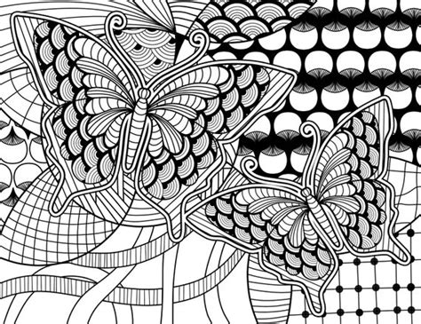 Adult Coloring Page Etsy