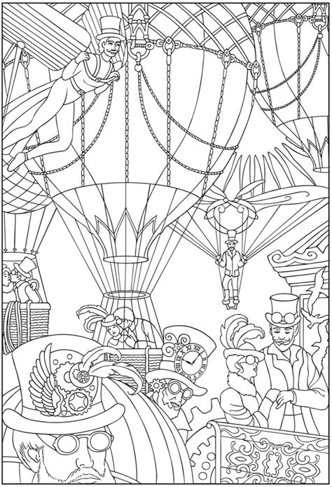 Steampunk coloring pages are a good way for kids to develop their habit of coloring and painting, introduce them new colors, improve the creativity and motor skills. Steampunk Coloring Pages at GetDrawings | Free download