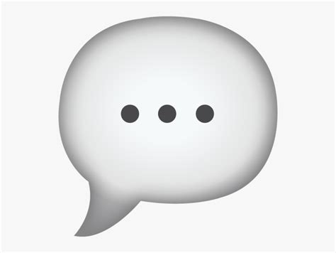 Speech Bubble Emoji Transparent Hd Png Download Kindpng