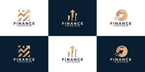 A Collection Of Financial Logos Arrow Designs For Companies