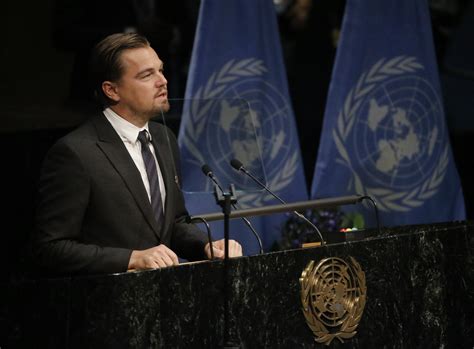 Earth Day 2016 Leonardo Dicaprio Delivers Powerful Climate Change