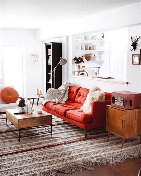 20 Cozy Modern Red Sofa Design Ideas For Living Room Dreamhomepop