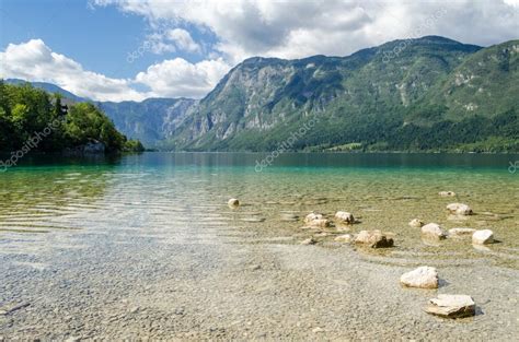 Lake Bohinj Bohinjsko Jezero Slovenia — Stock Photo © Ladiras 31238279