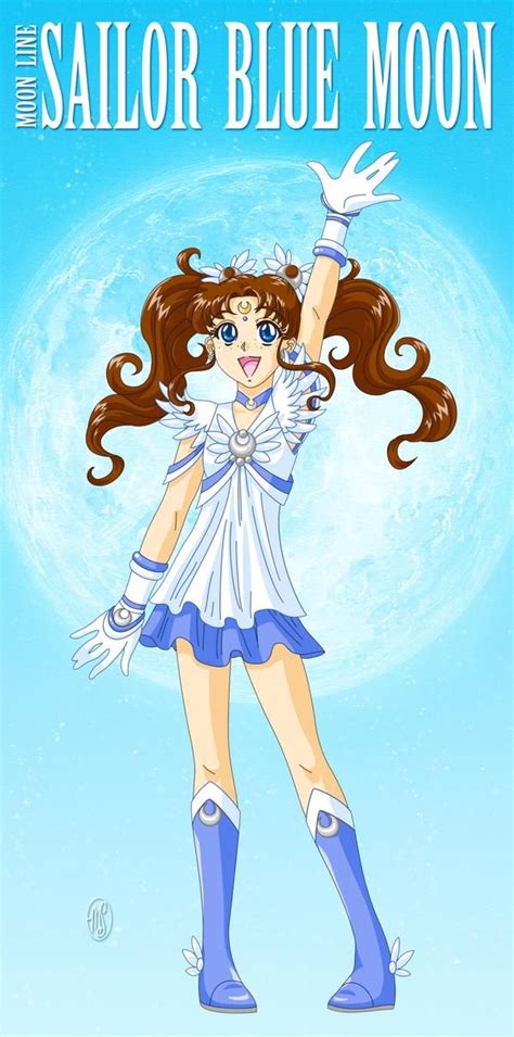 Sailor Blue Moon By Artistmeli On Deviantart Blue Moon Sailor Sailor Moon