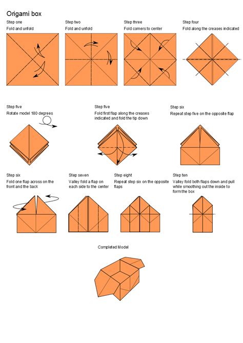 Origami Box Diagram By Alin463 On Deviantart