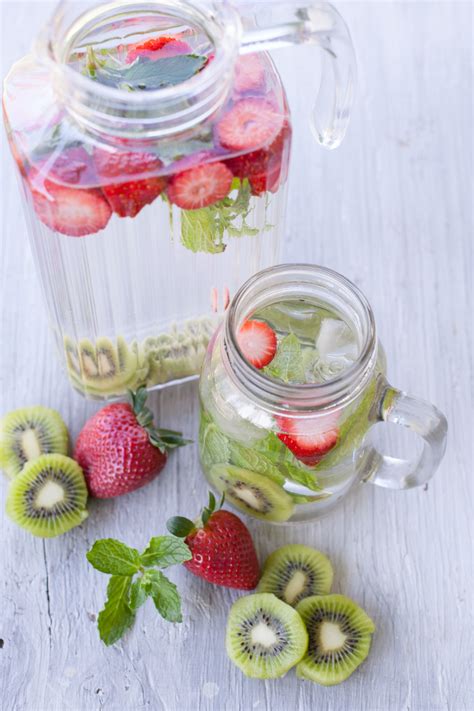Strawberry Kiwi Water And Health Benefits Of Infused Water