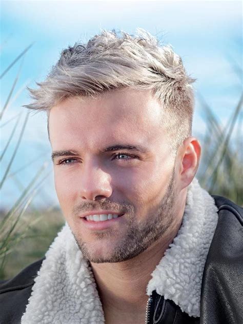 50 Best Blonde Hairstyles For Men Who Want To Stand Out White Hair