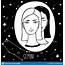 Gemini Woman With Zodiac Sign Stock Illustration  Of