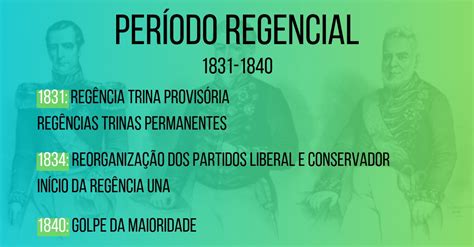 Período Regencial No Brasil 1831 1840 Resumo De História