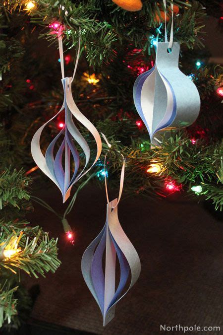 Quick And Easy Paper Ornaments Christmas Paper Christmas