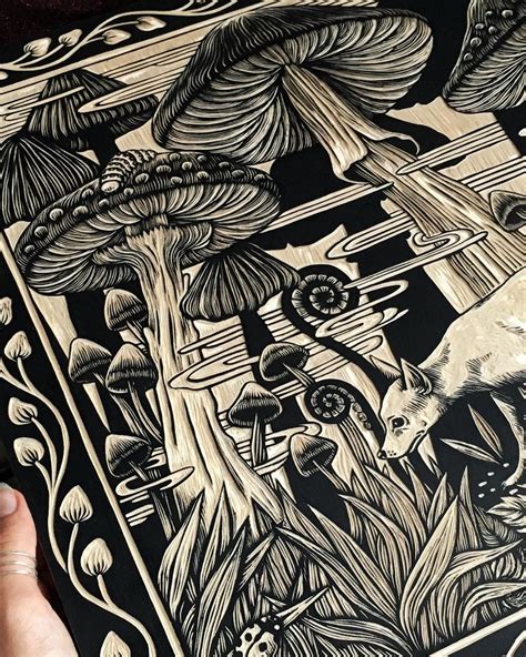 India Rose Bird On Instagram 🍄 Commission Work 🍄 Woodcutting