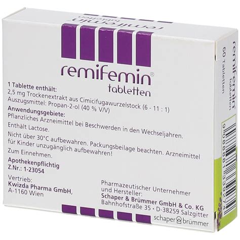 Remifemin Tabletten 60 St Shop Apotheke At