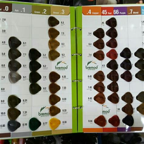 Medium Brown Bremod Hair Color Chart
