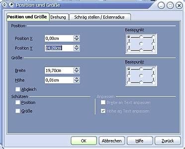 Welche diagramme dienen welchem zweck? OpenOffice.org Draw: Blatt vierteilen für Text - pctipp.ch