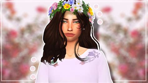 Sims 4 Flower Child Create A Sim And Full Cc List Youtube