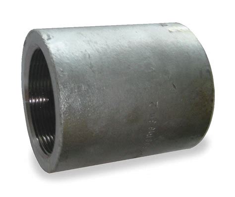 Grainger Approved Galvanized Forged Steel Coupling 14 Pipe Size