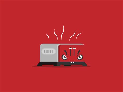 Angry Fing Toaster By Damian Kidd On Dribbble