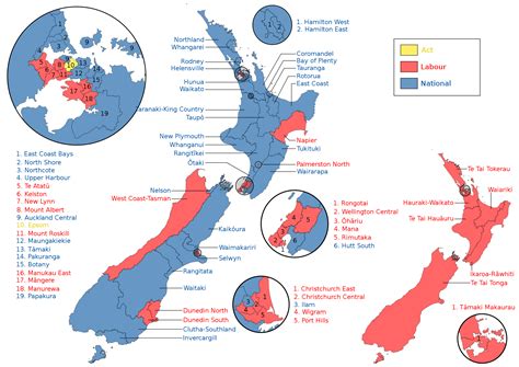 New Zealand Legislative Election 2017 Electoral Geography 20