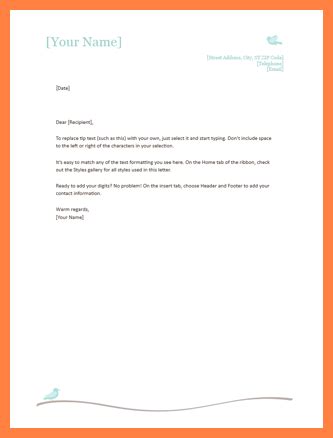 basic letterhead template company letterhead