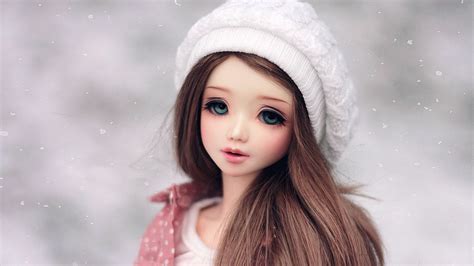 Cute Barbie Doll Is Wearing White Cap In White Background Hd Barbie Wallpapers Hd Wallpapers