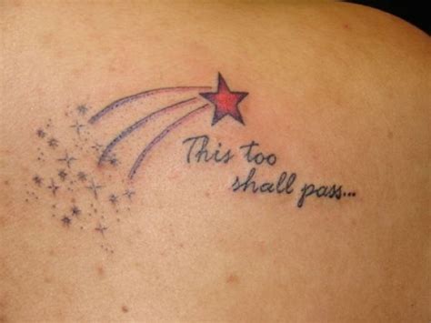 You may put the initials of their name in the middle of the star or a complete name at. small blue shooting star tattoo | Shooting Star Name ...