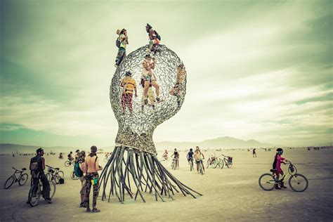 The Otherworldly Art Installations Of Burning Man Everfest