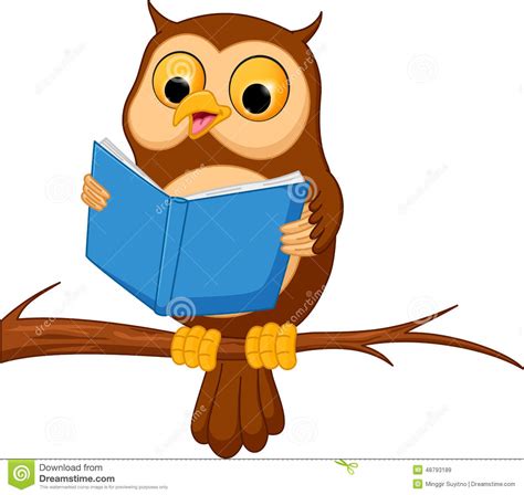 Owl Reading Book Clipart Free Download On Clipartmag