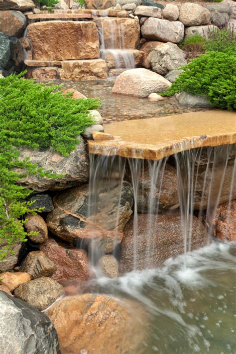 how to build a small backyard waterfall