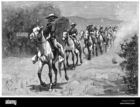 Remington 10th Cavalry Nin The Desert Showing The 10th Colored