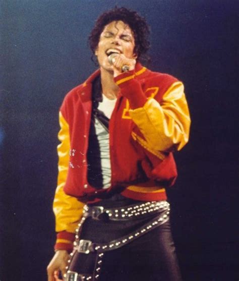 Thriller Red Wool Letterman Michael Jackson Varsity Jacket Jackets