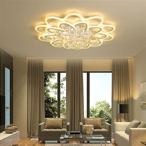 Led Crystal Ceiling Lamp For Living Room Bedroom Kitchen