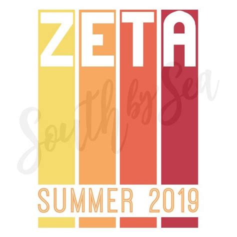 South By Sea Southbyseacollege Zeta Tau Alpha ZTA Summer Design
