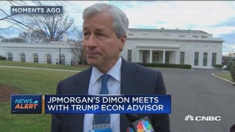 jpmorgan s dimon meets with trump economic advisor