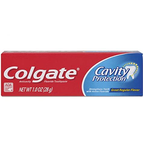 Colgate Cavity Protection Fluoride Toothpaste Great Regular Flavor