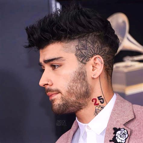 Zayn On Instagram “do You Like The Way His Head Tattoo Looks With His Longer Hair” Zayn
